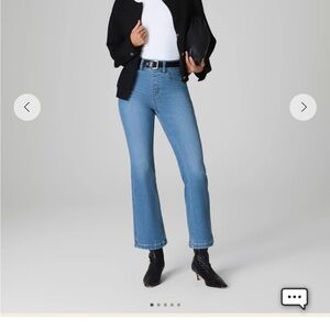 Spanx Kick Flare Blue Jeans